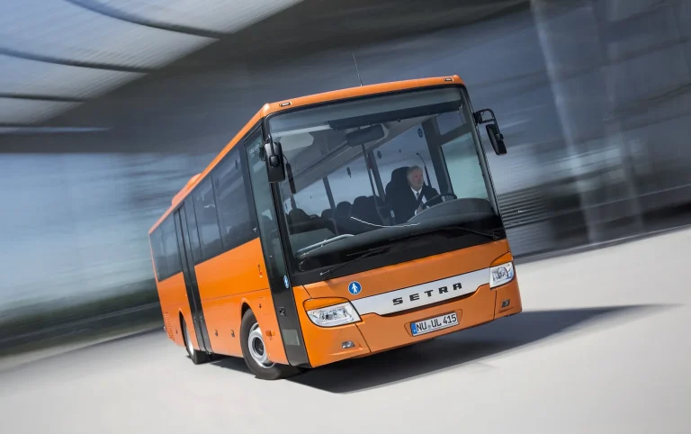 Setra S 415 UL Business – RIG-Aufnahme Setra S 415 UL Business bei dynamischer RIG-Aufnahme